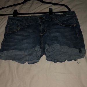 Denim jean shorts